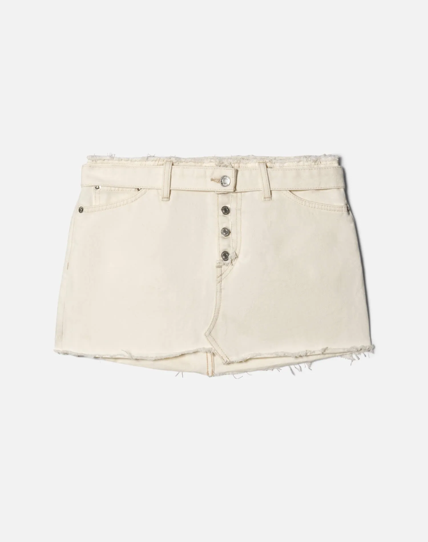 Roxy Skirt - Crema sold by Re/Done product image thumbnail 4
