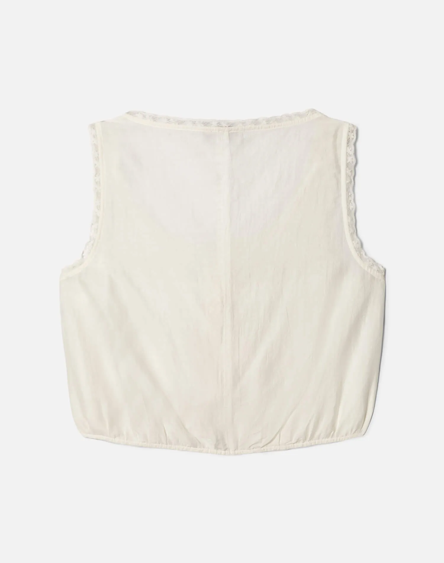Allegra Top - Vintage White sold by Re/Done product image thumbnail 2