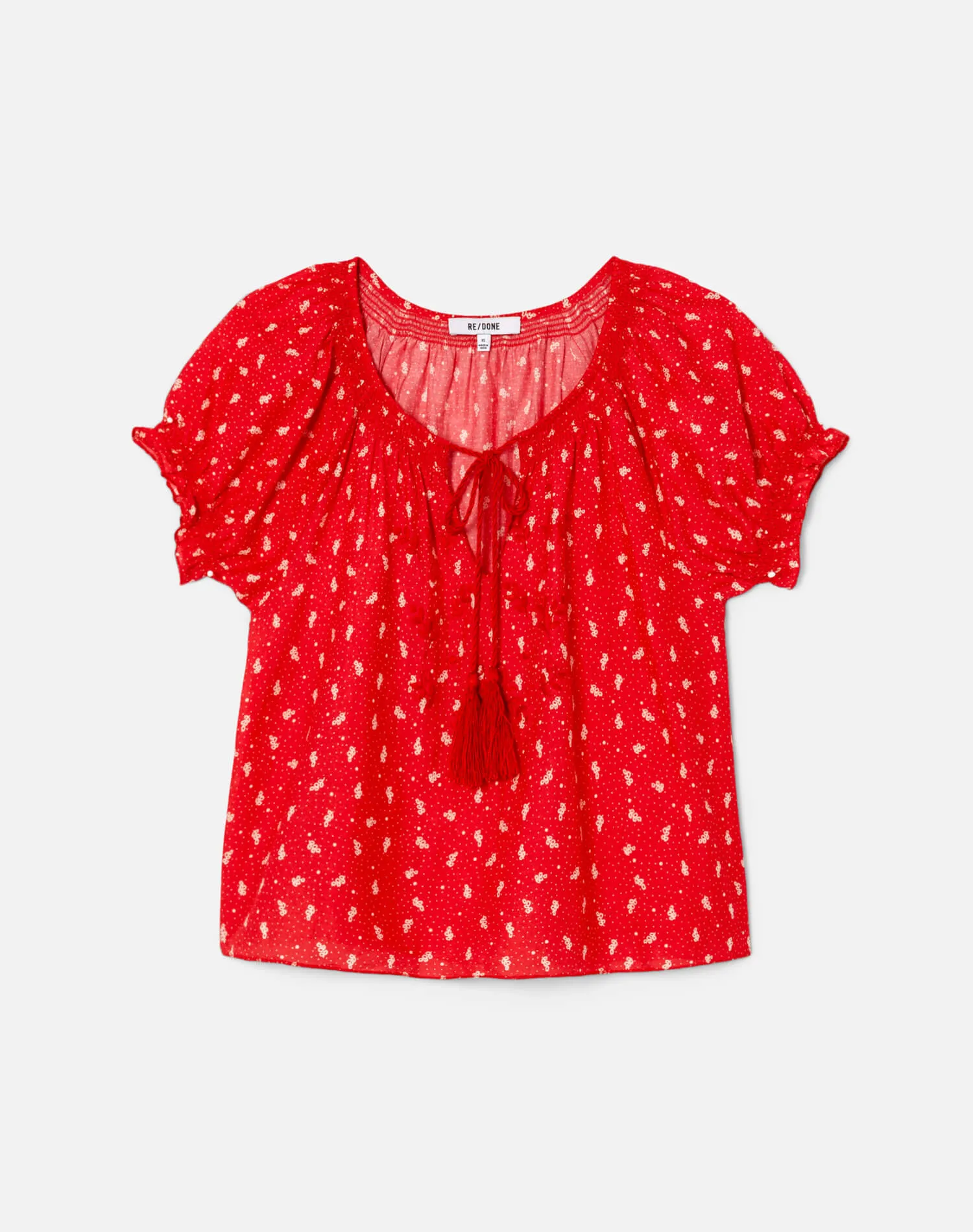 Katie Embroidered Top - Bandana sold by Re/Done