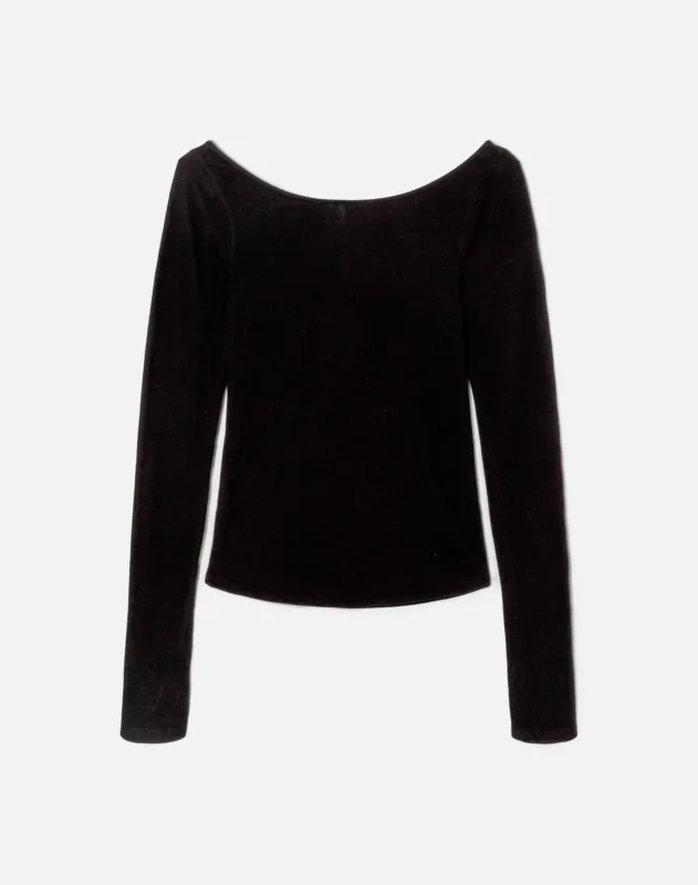 Ballet Long Sleeve - Black made by Hanes