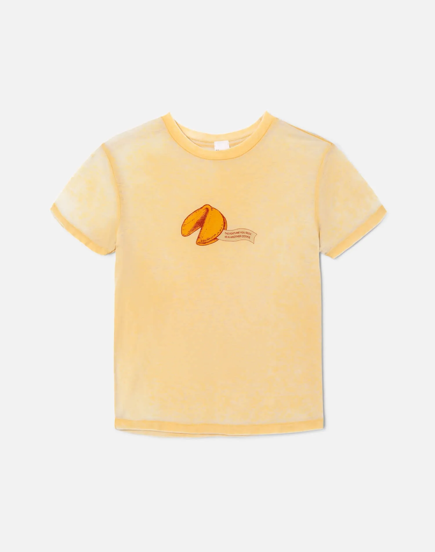 Classic Tee Burnout Fortune - Faded Dandelion sold by Re/Done