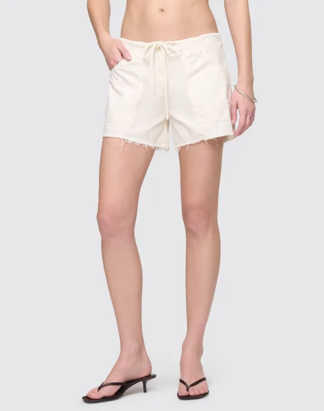 Laguna Short - Crema made by Re/Done