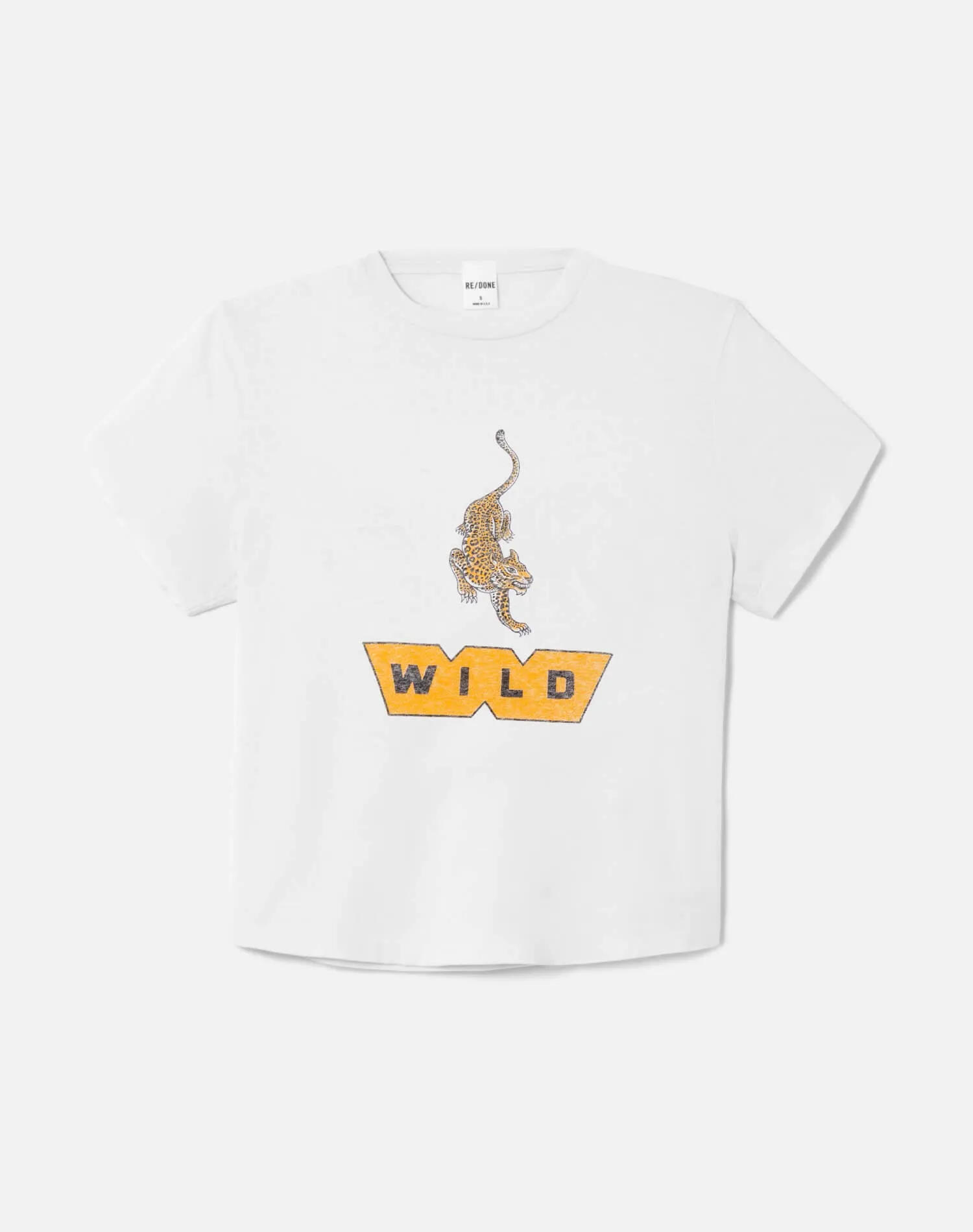 1950s Boxy Tee Wild - Optic White sold by Re/Done
