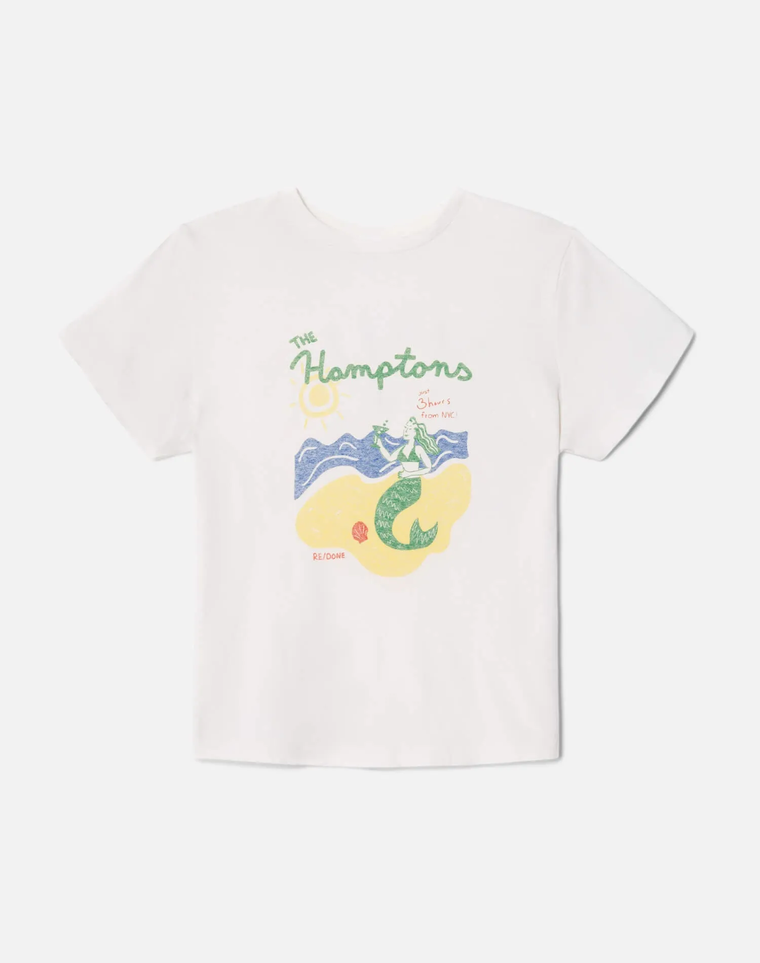 Classic Tee Hamptons Mermaid - Vintage White sold by Re/Done