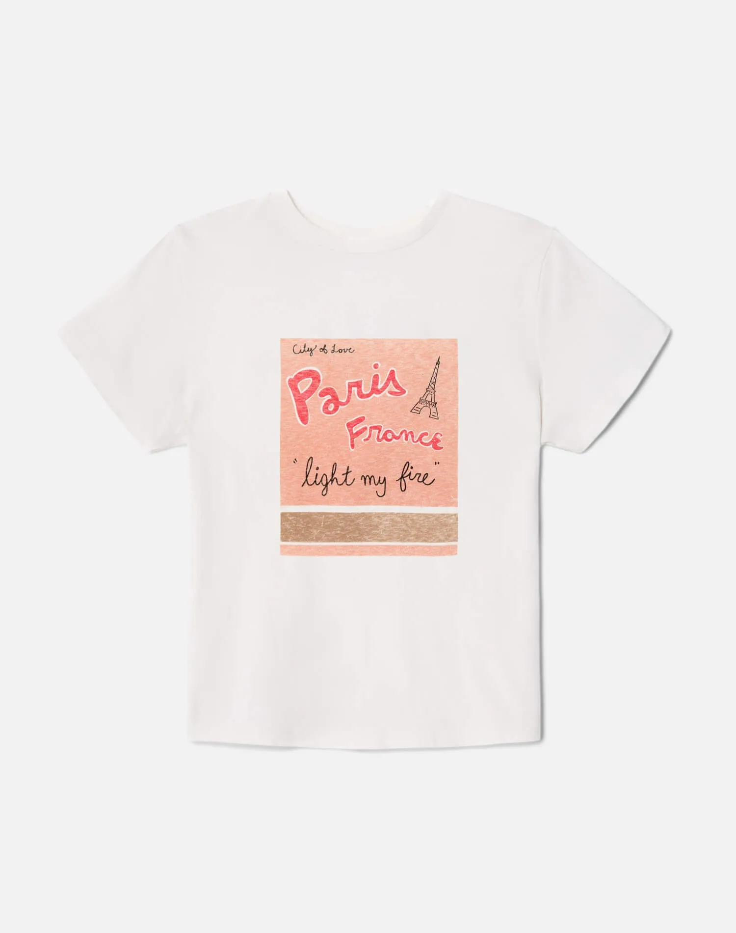 Classic Tee Paris Matches - Vintage White sold by Re/Done