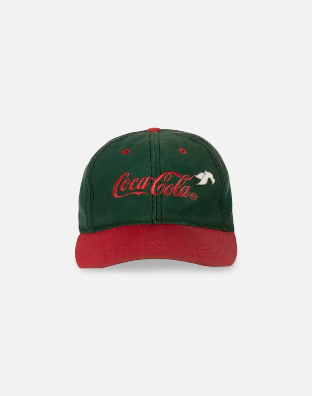 Vintage 90s Coca Cola Hat with Dove Pin -#1472 made by Re/Done