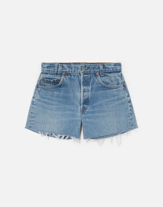 Vintage 80s Levi's Student Fit 701 Cut Off Shorts -#1427 made by Re/Done