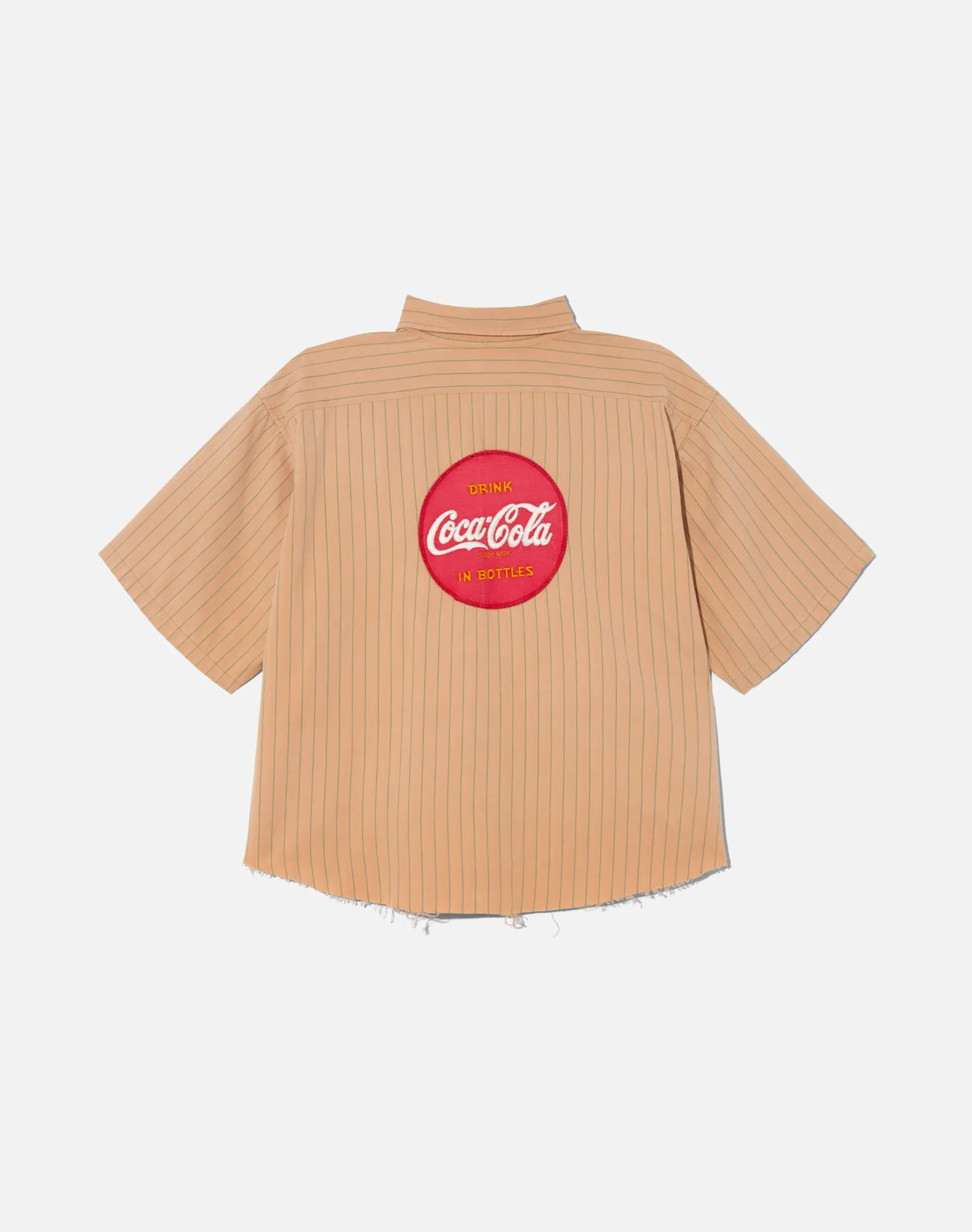 Vintage 40s Distressed Coca Cola Button Down Shirt -#1405 sold by Re/Done product image thumbnail 2