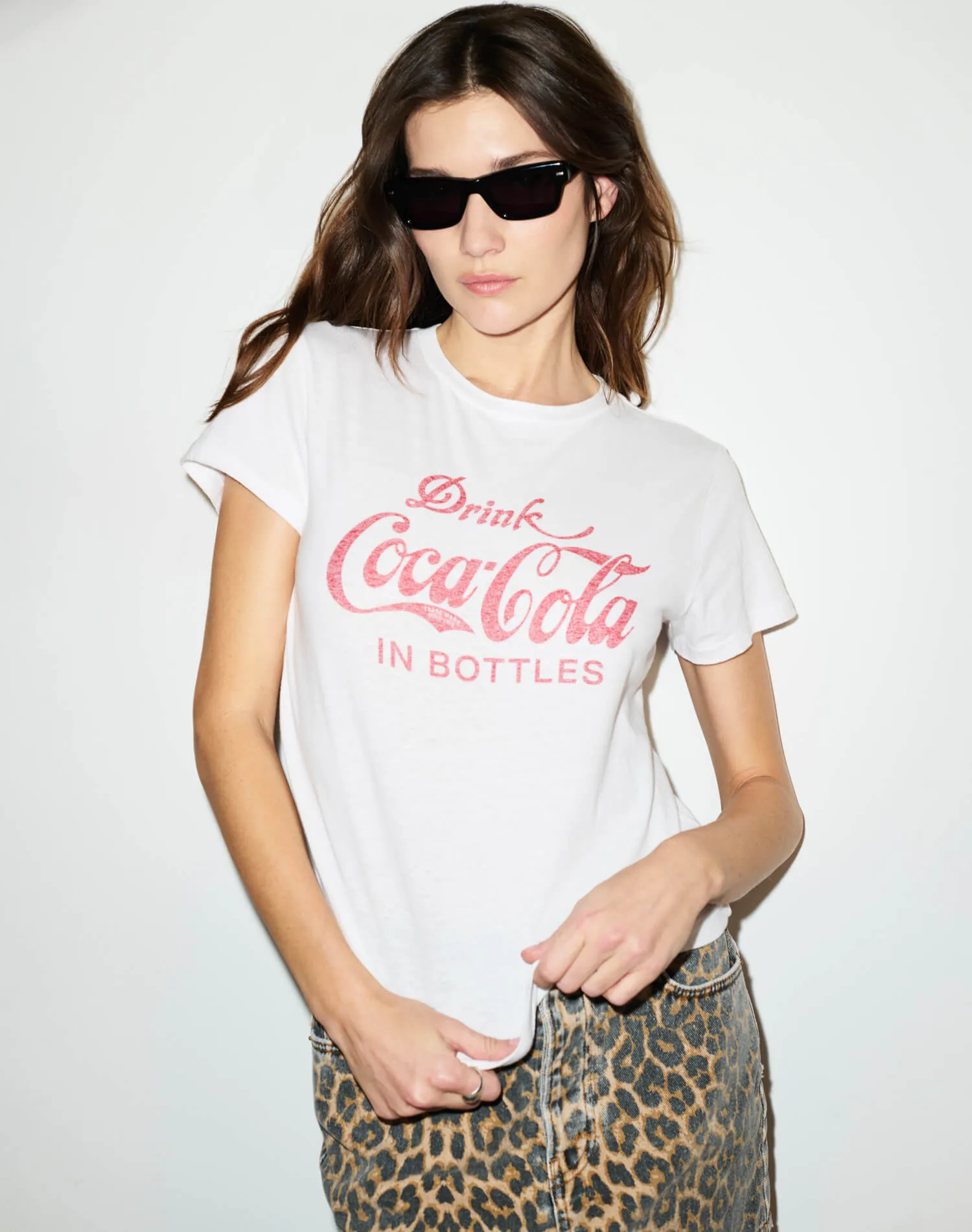 Classic Tee Coke In Bottles - Optic White sold by Re/Done product image thumbnail 2