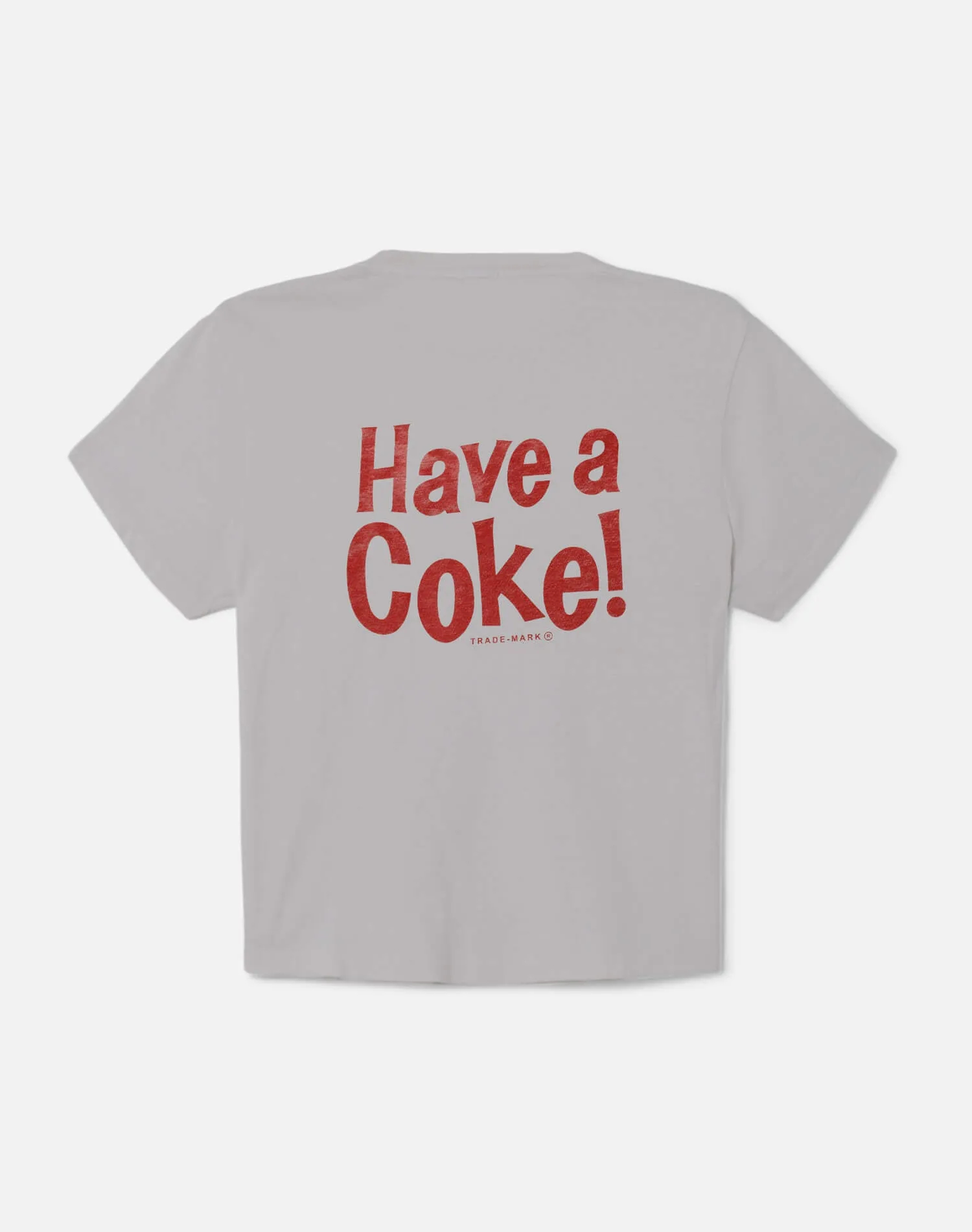 1950s Boxy Tee Coke For Fun - Heather Grey sold by Re/Done product image thumbnail 3