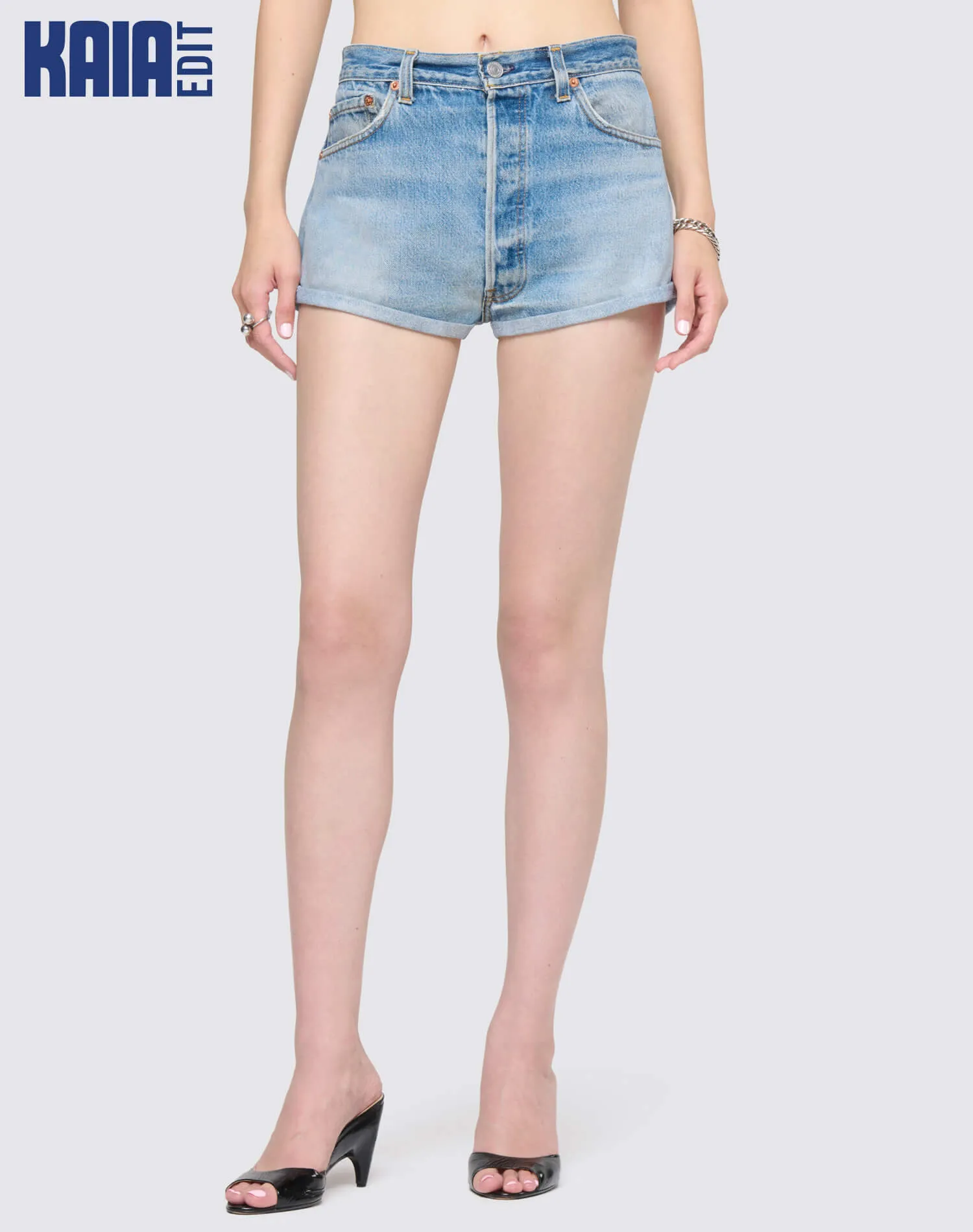 Levi's Alexa Short - Indigo sold by Re/Done product image thumbnail 2