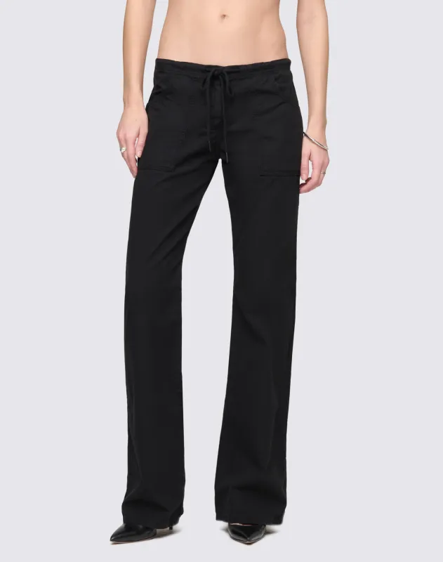 Laguna Kick Flare - Washed Black made by Re/Done