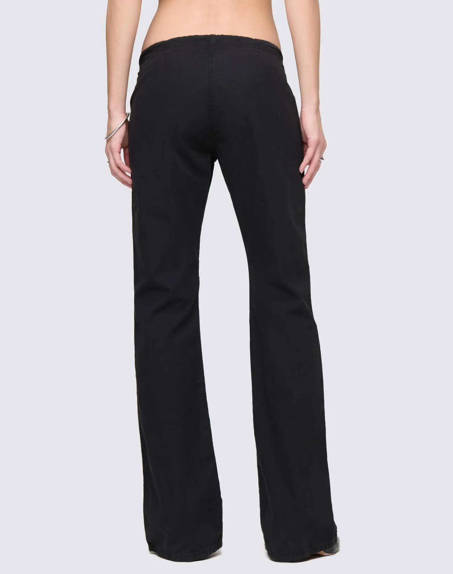 Laguna Kick Flare - Washed Black sold by Re/Done product image thumbnail 3