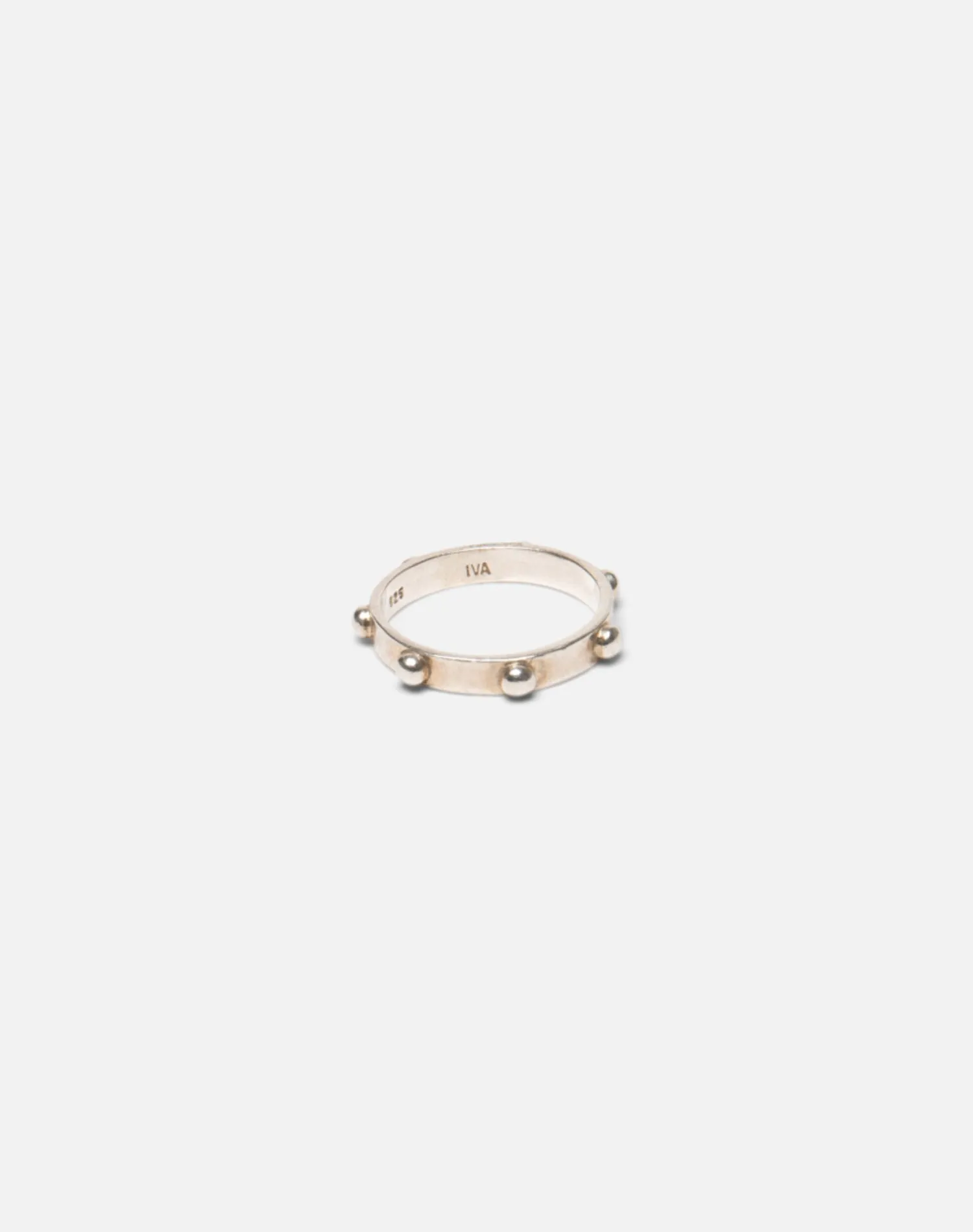 90s Studded Sterling Ring -#1366 sold by Re/Done