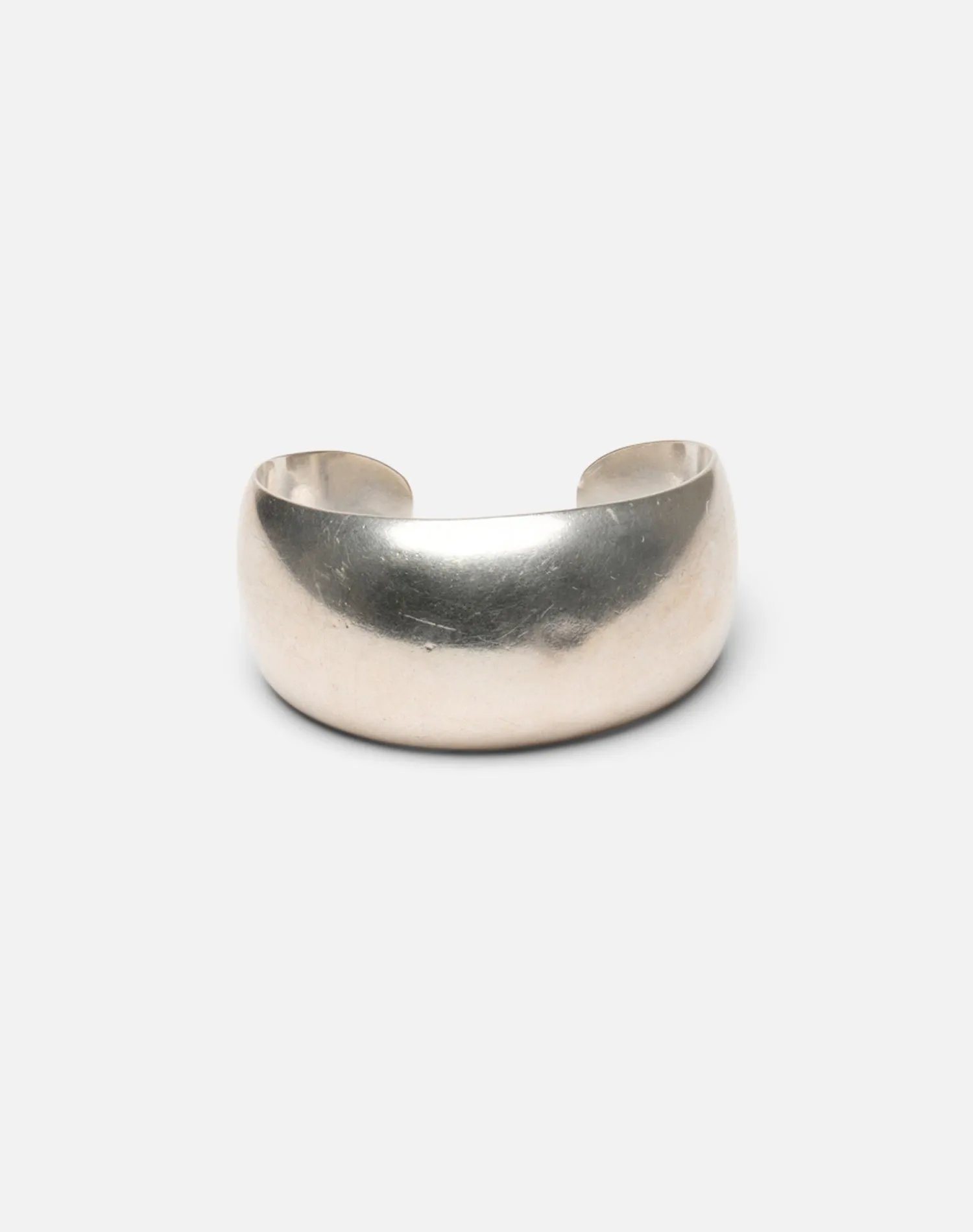 80s Domed Sterling Cuff -#1360 sold by Re/Done