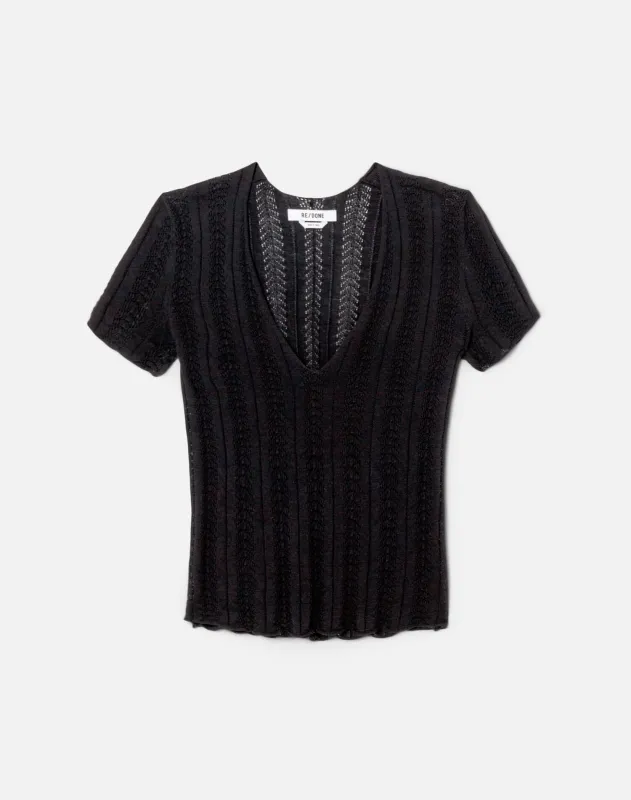 Wren Tee - Black made by Re/Done