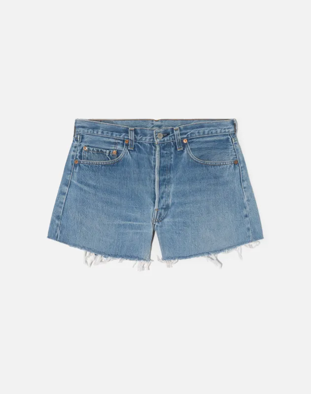Vintage 70s Selvedge Levi's 501 Cut Off - #1595 made by Re/Done