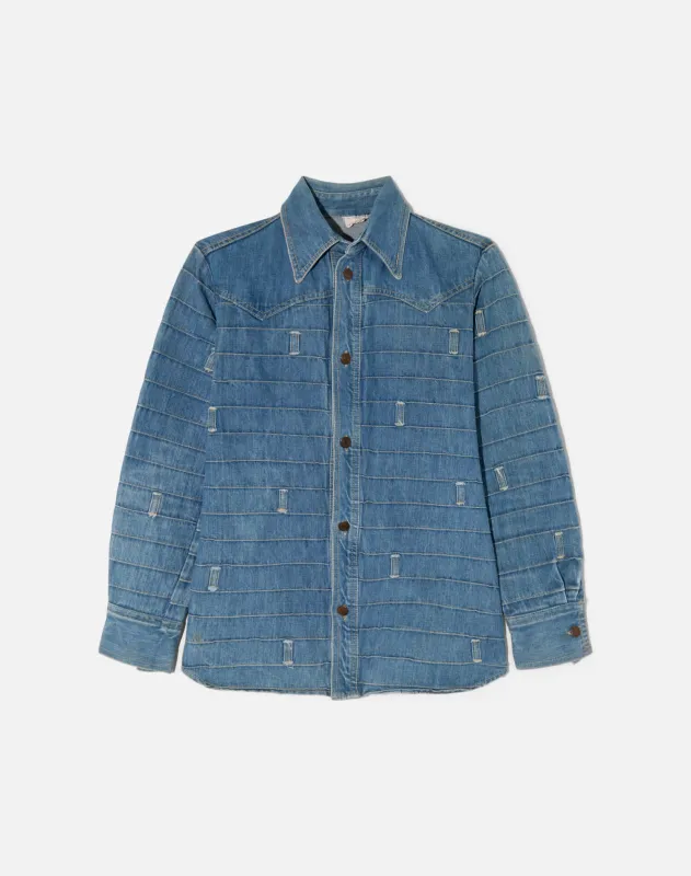 Vintage 70s Denim Shirt - #1561 made by Re/Done