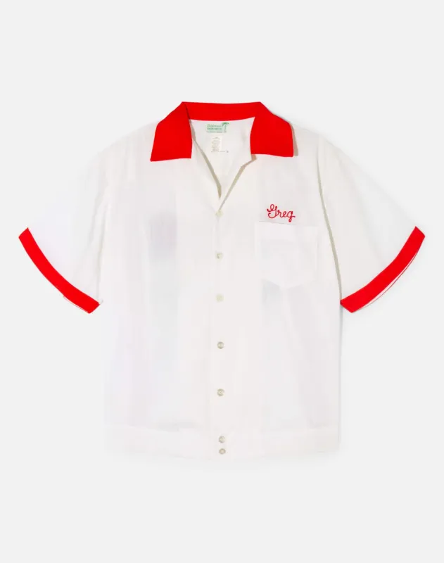 Vintage 80s Bowling Shirt - #1553 made by Re/Done