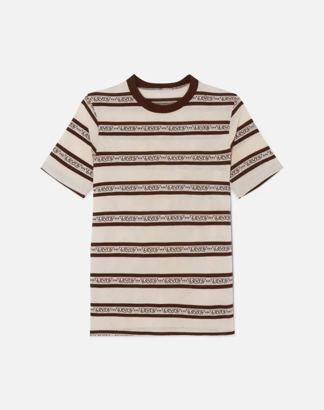 Vintage 70s Knitted Levi's Stripe Tee - #1496 made by Re/Done