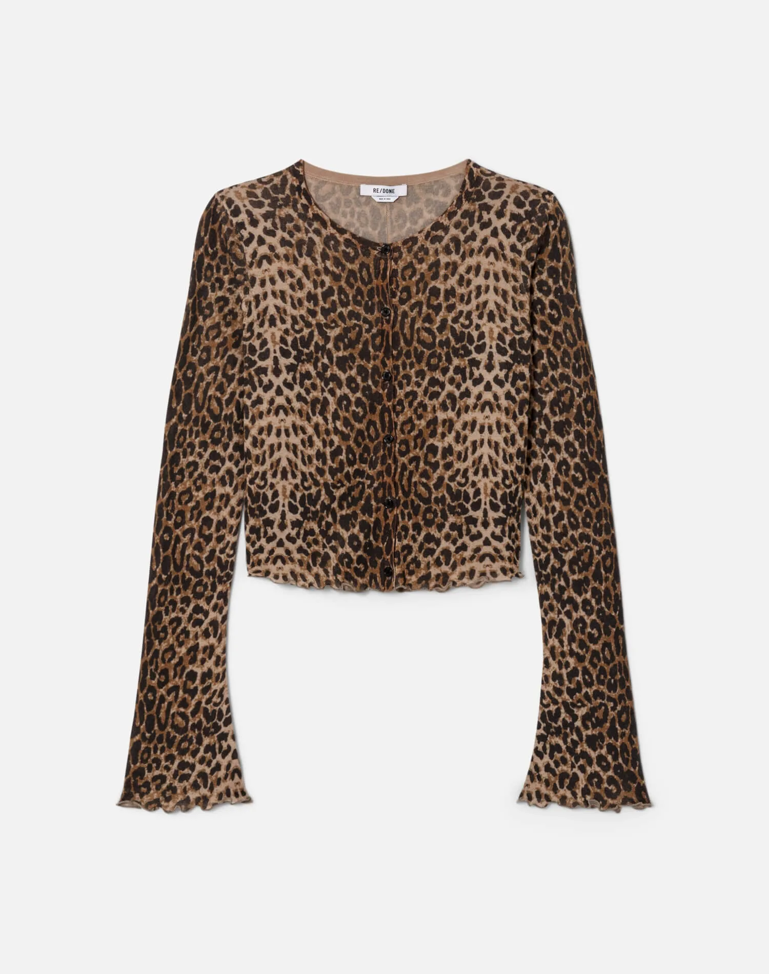 Isabelle Cardigan - Leopard sold by Re/Done