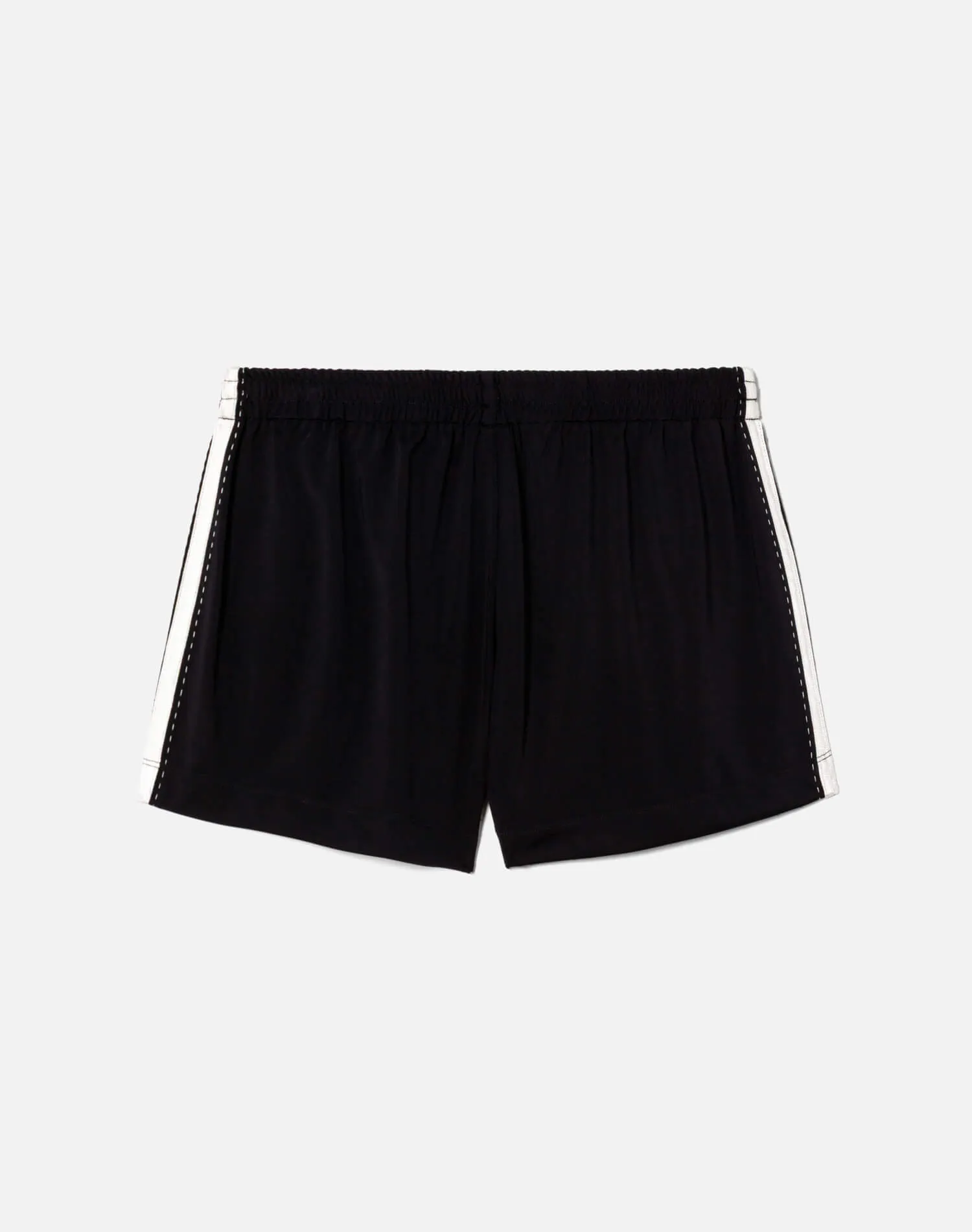 A Frame Track Short - Black With White sold by Re/Done product image thumbnail 5
