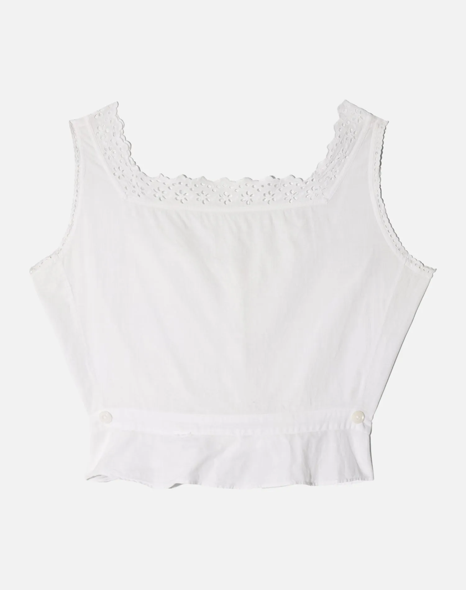 Vintage Edwardian Era Cotton Top - #1525 sold by Re/Done product image thumbnail 2