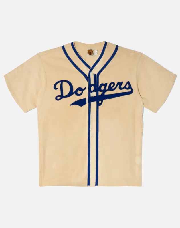 Vintage 50s Dodgers Jersey - #1557 made by Re/Done