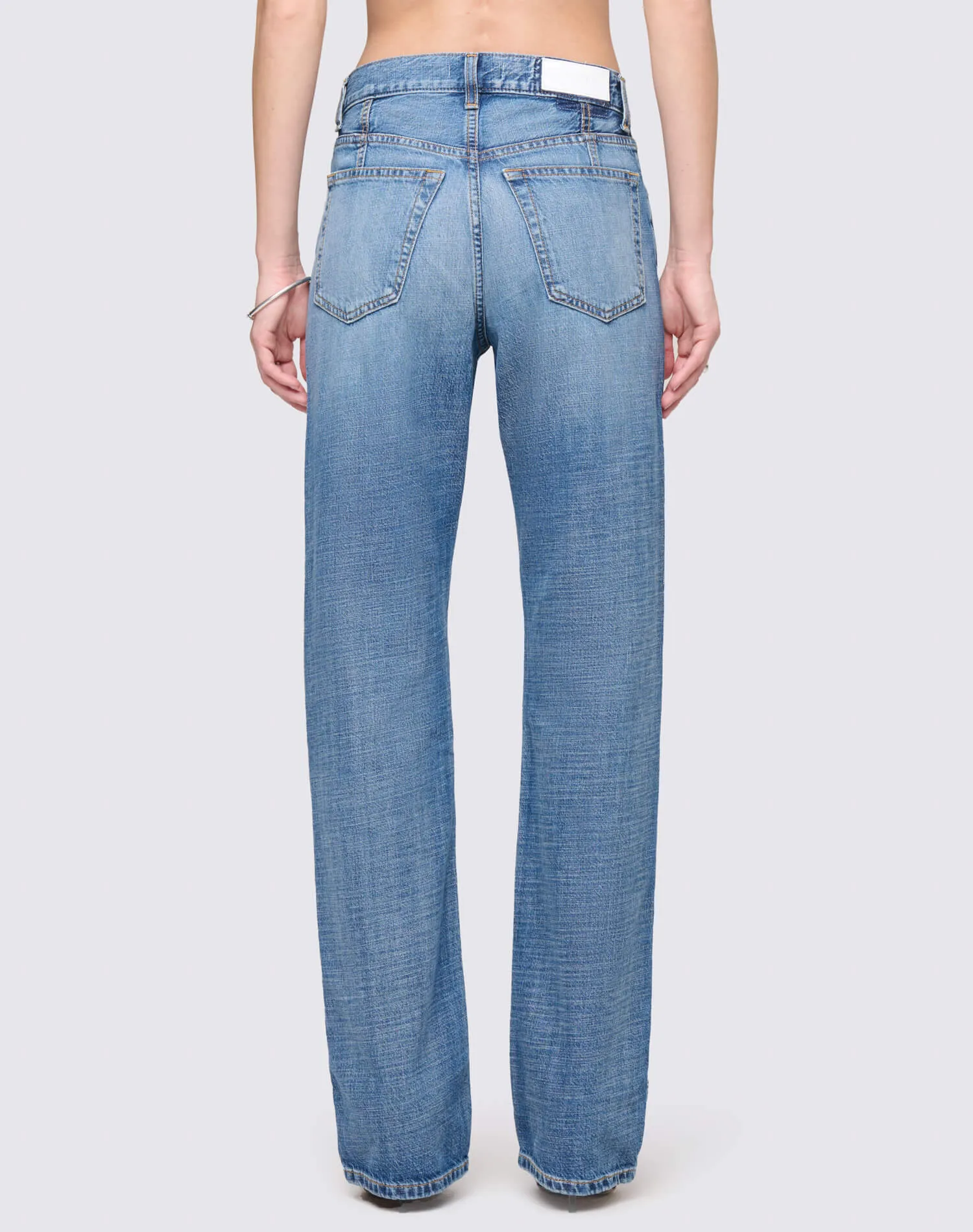 Surplus Cinched Straight - Crystal Indigo sold by Re/Done product image thumbnail 4