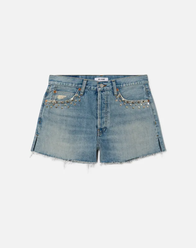 Surplus The Breezy Shorts - Aged Worn Blue made by Re/Done