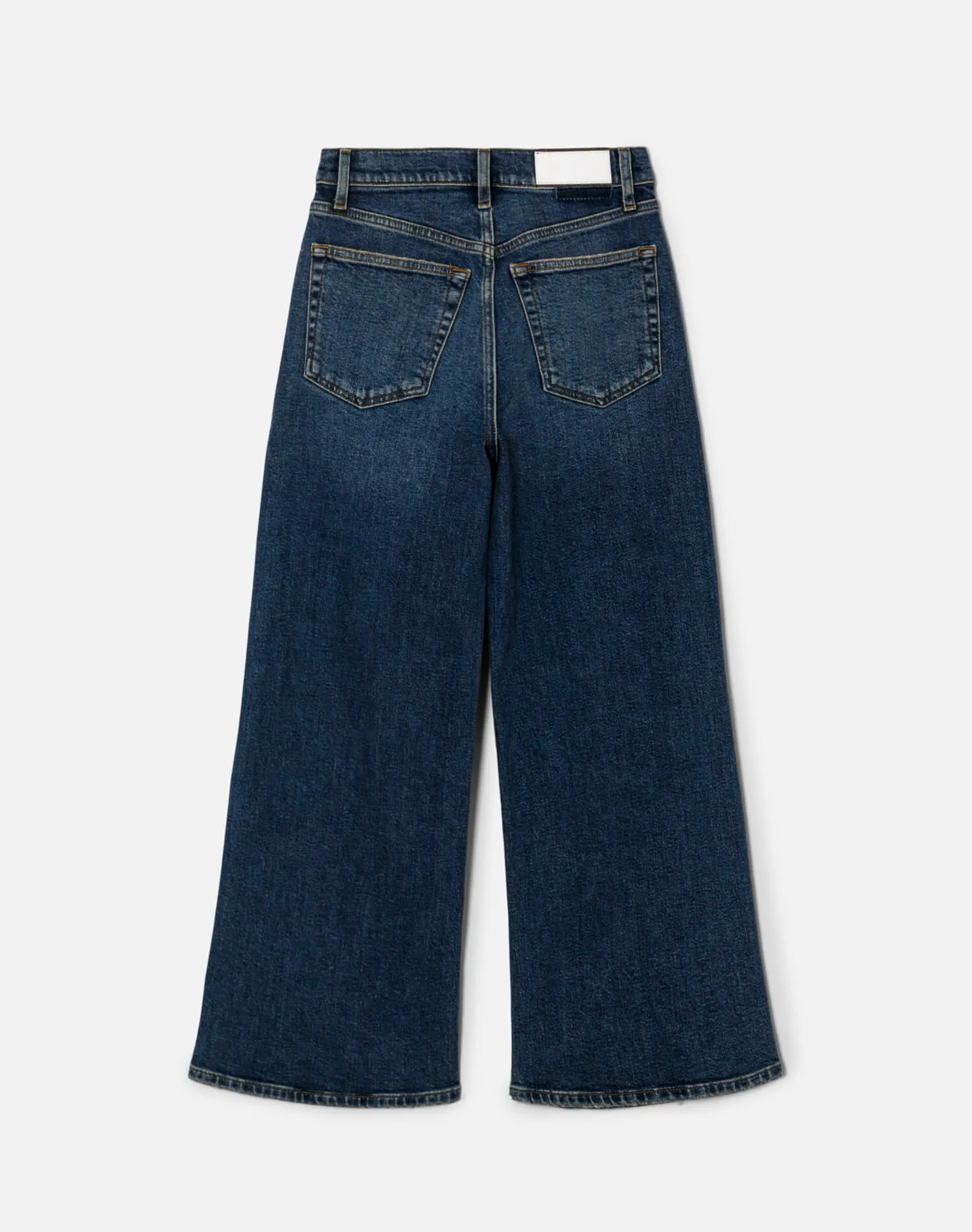 Surplus Comfort Stretch High Rise Wide Leg Crop - Sonoma Indigo sold by Re/Done product image thumbnail 2