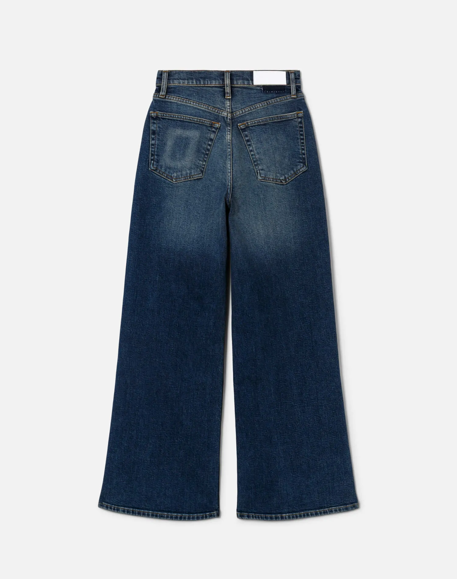 Surplus Comfort Stretch High Rise Wide Leg Crop - Smoke Water sold by Re/Done product image thumbnail 2