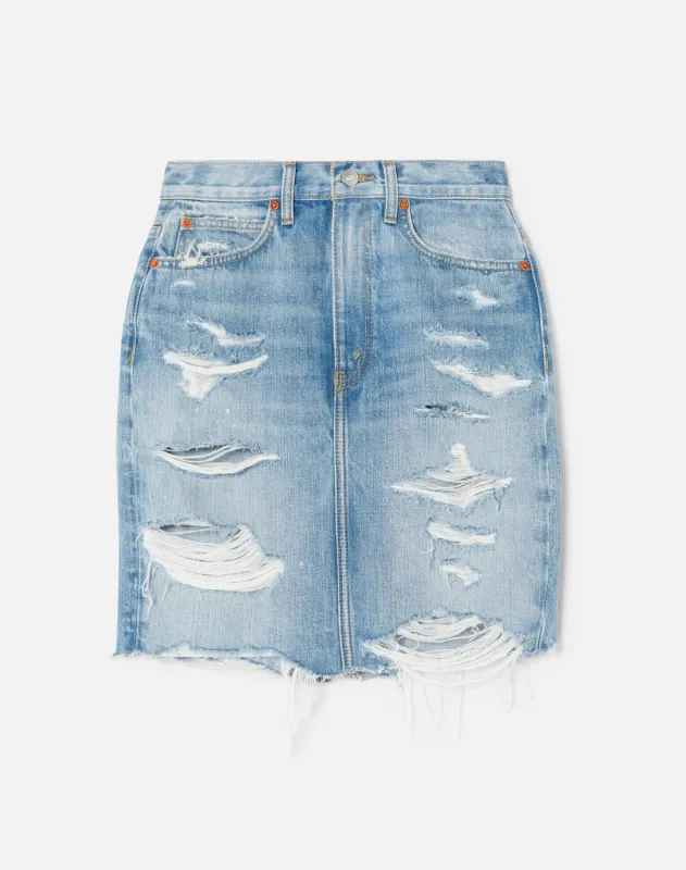 Pencil Skirt - Ripped and Faded made by Re/Done