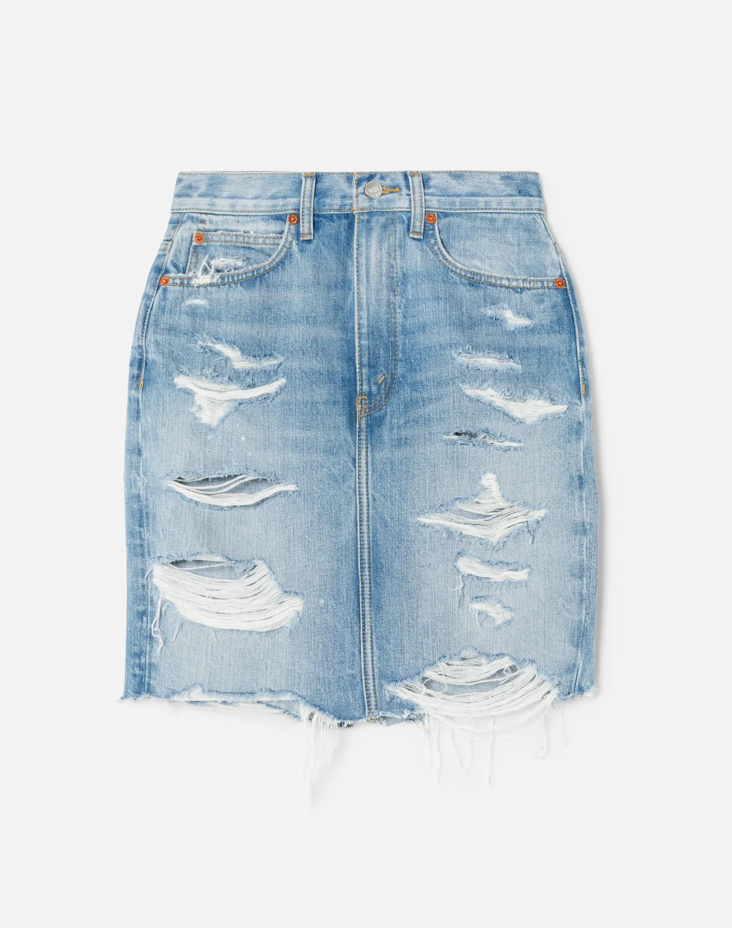 Pencil Skirt - Ripped and Faded sold by Re/Done
