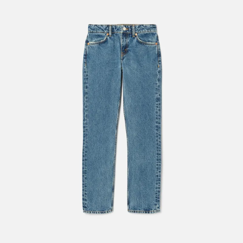 70s Low Rise Straight - Blue Mere made by Re/Done
