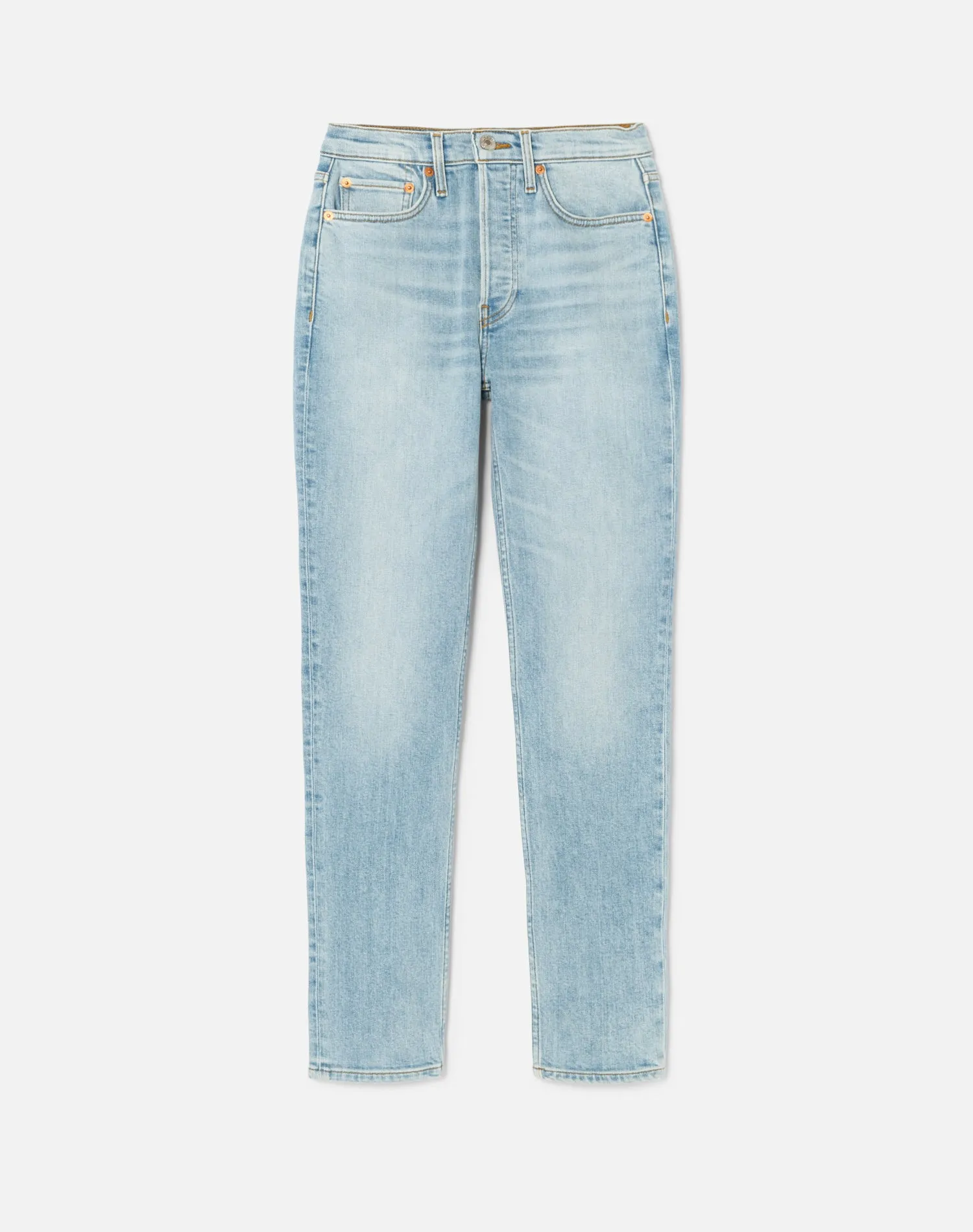 Comfort Stretch High Rise Ankle Crop - Costa Indigo sold by Re/Done