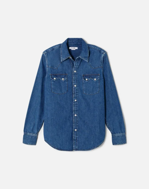 50s Sawtooth Western Shirt - Heritage Medium made by Re/Done