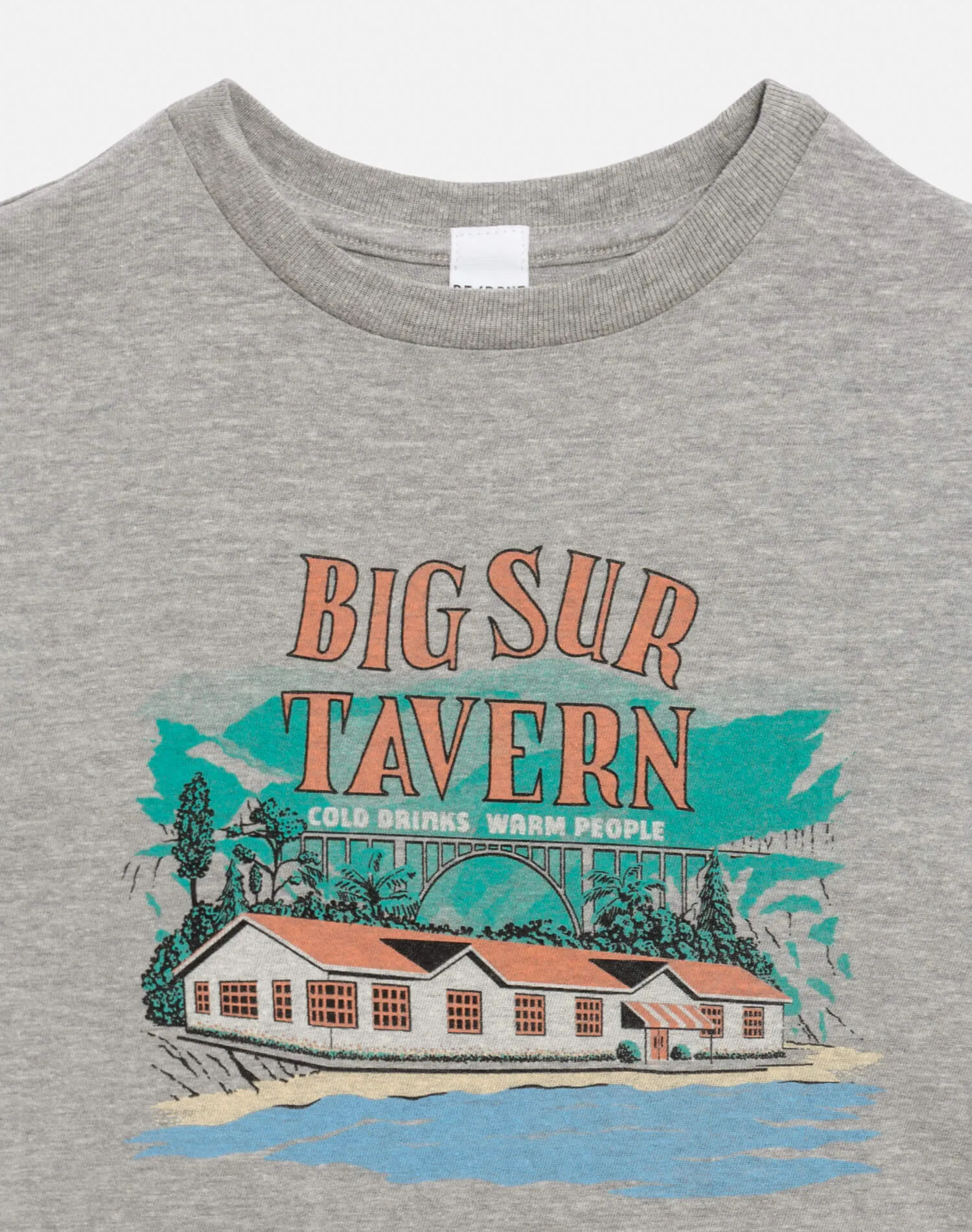 Classic Tee Big Sur - Heather Grey sold by Re/Done product image thumbnail 2