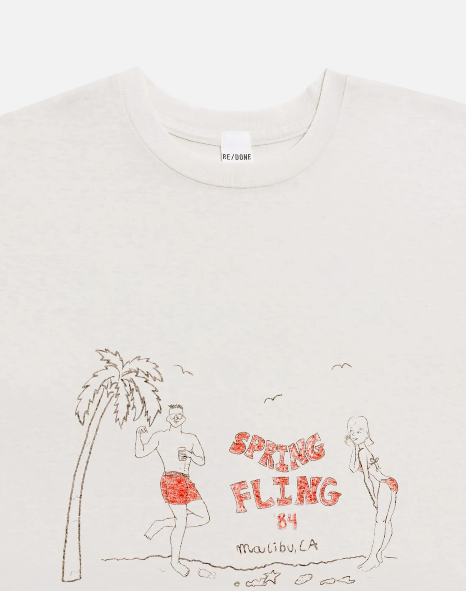 Surplus Classic "Spring Fling" Tee - Vintage White sold by Re/Done product image thumbnail 2