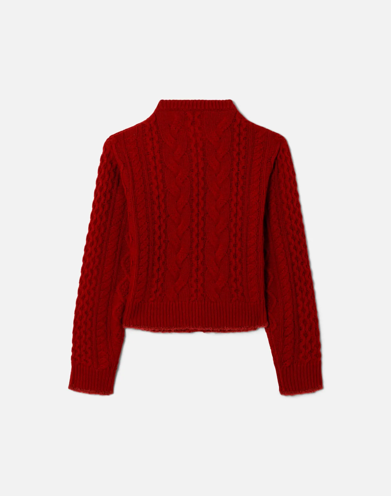 Surplus Cable Cardigan - Rosso sold by Re/Done product image thumbnail 2