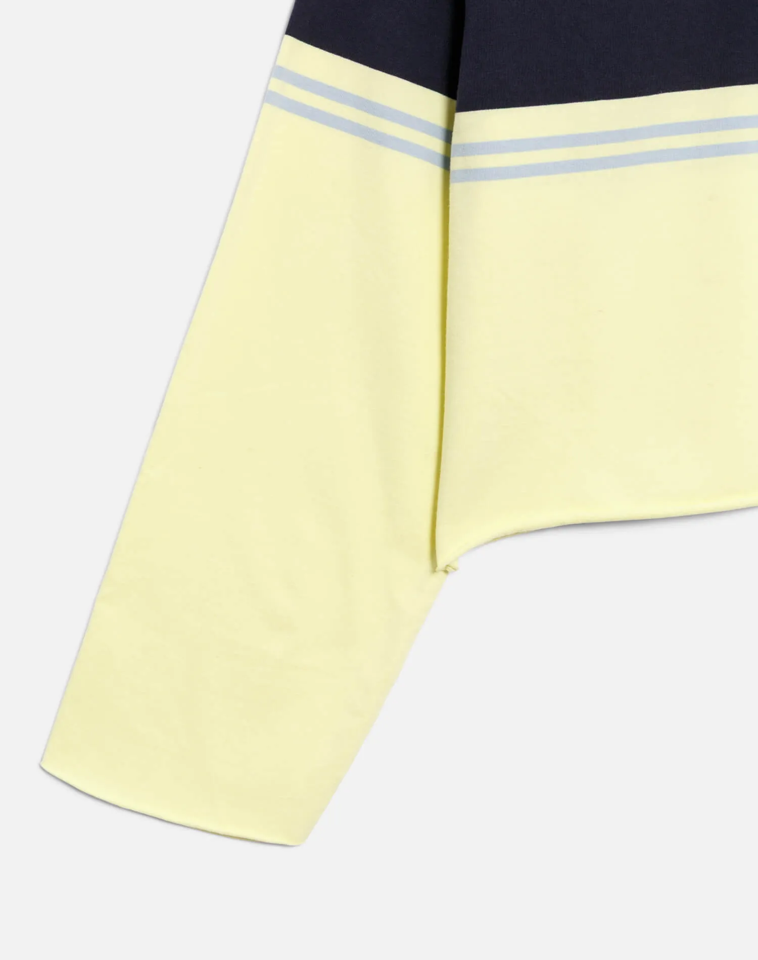 Surplus Cut Off Rugby Polo - Limeade Stripe sold by Re/Done product image thumbnail 4
