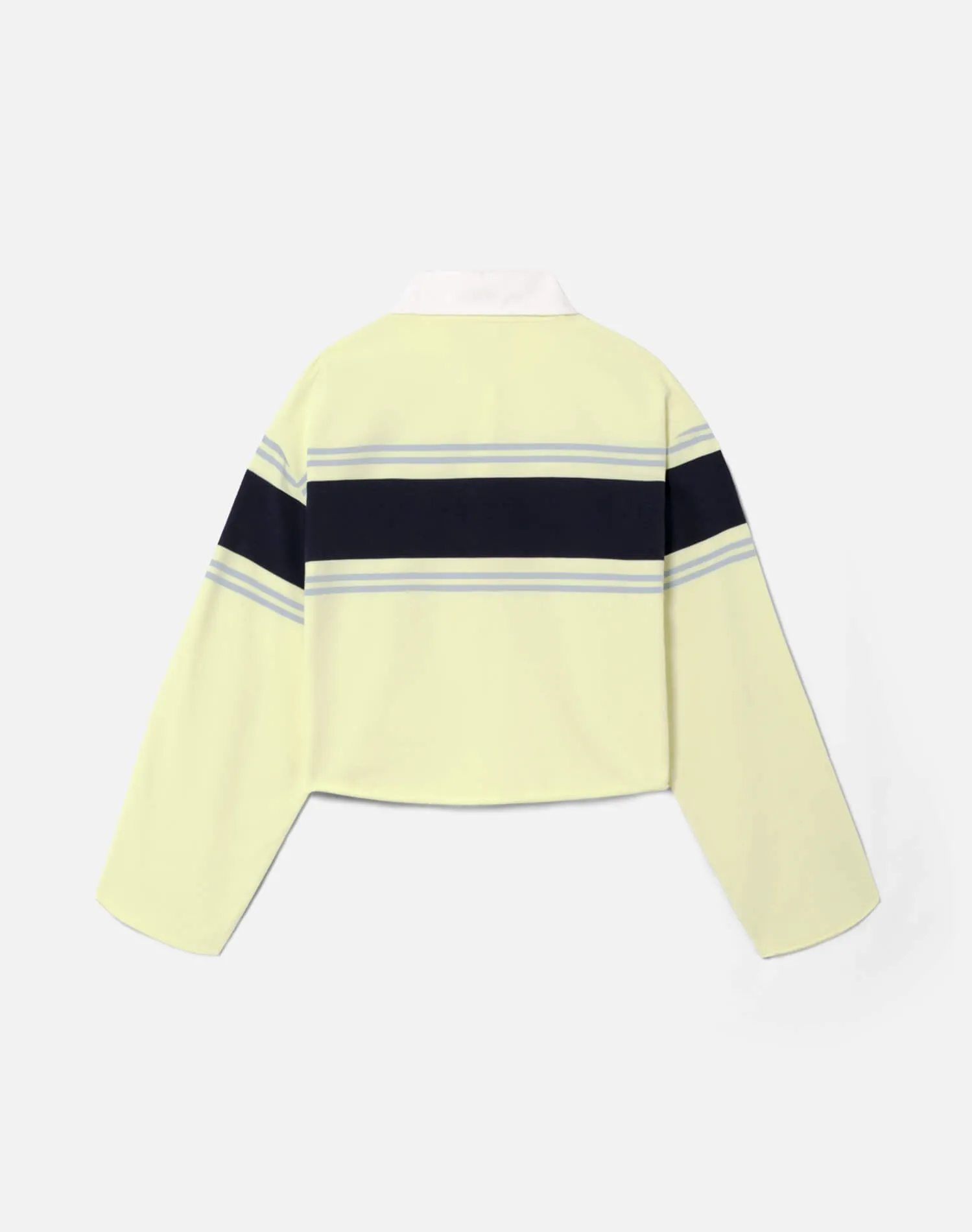 Surplus Cut Off Rugby Polo - Limeade Stripe sold by Re/Done product image thumbnail 2