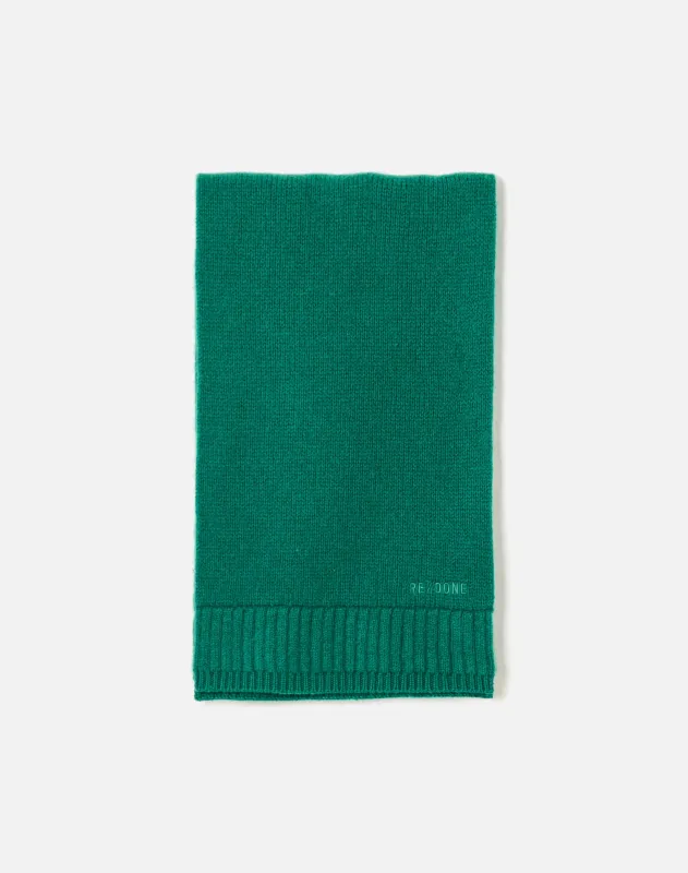 Rib Scarf - Grass Green made by Re/Done