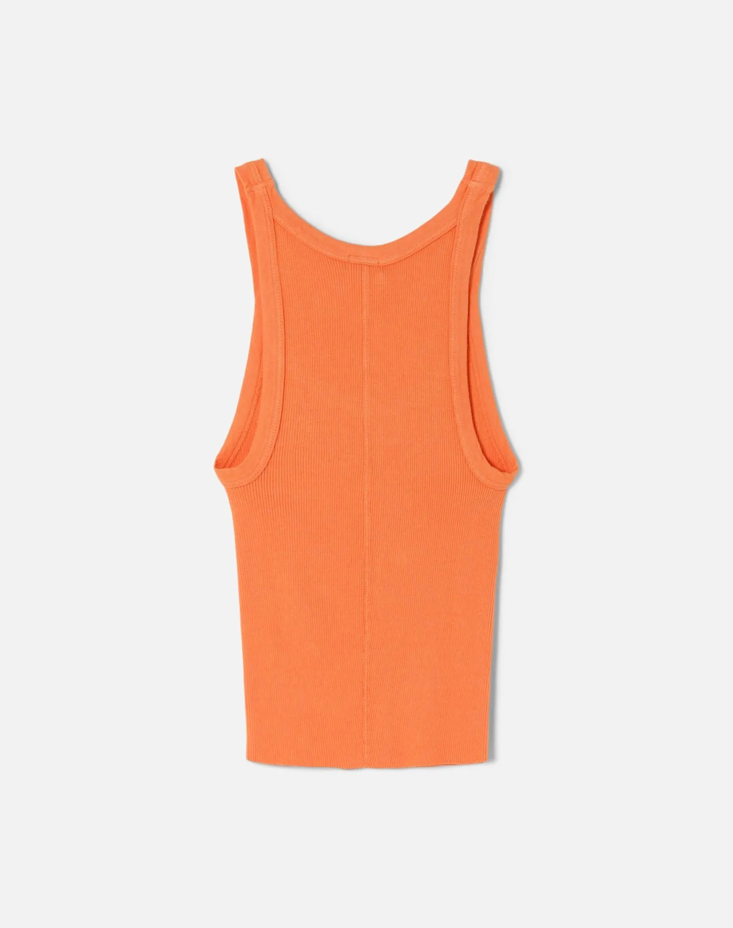 Cropped Ribbed Tank - Cantaloupe sold by Re/Done product image thumbnail 2