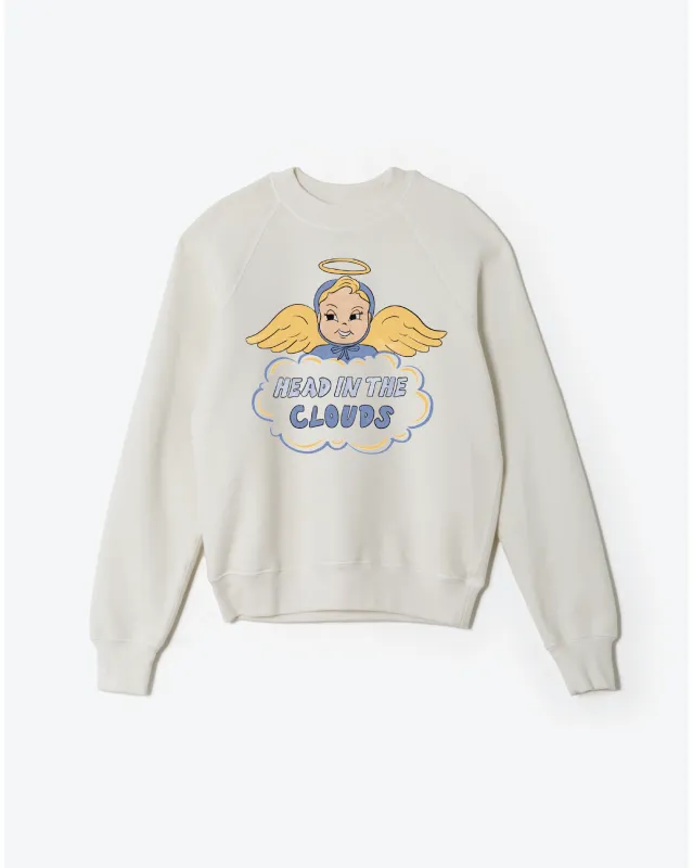 Classic Crewneck Clouds - Vintage White made by Re/Done
