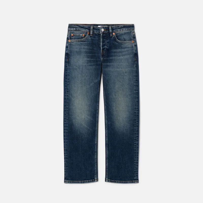 Surplus Comfort Stretch Slim Straight Crop - Smoke Water made by Re/Done