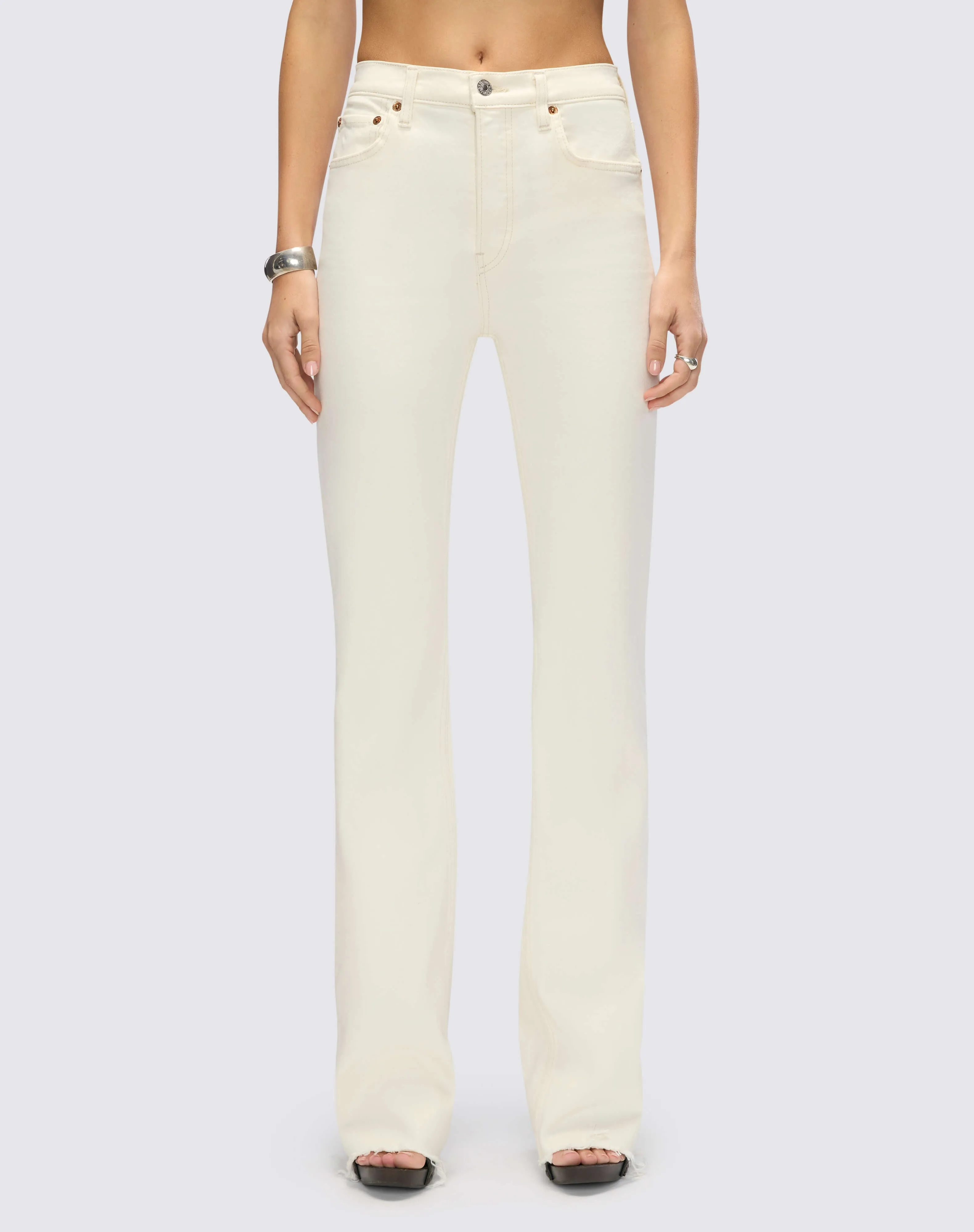 Surplus Comfort Stretch 70s Bootcut - Crema sold by Re/Done product image thumbnail 3