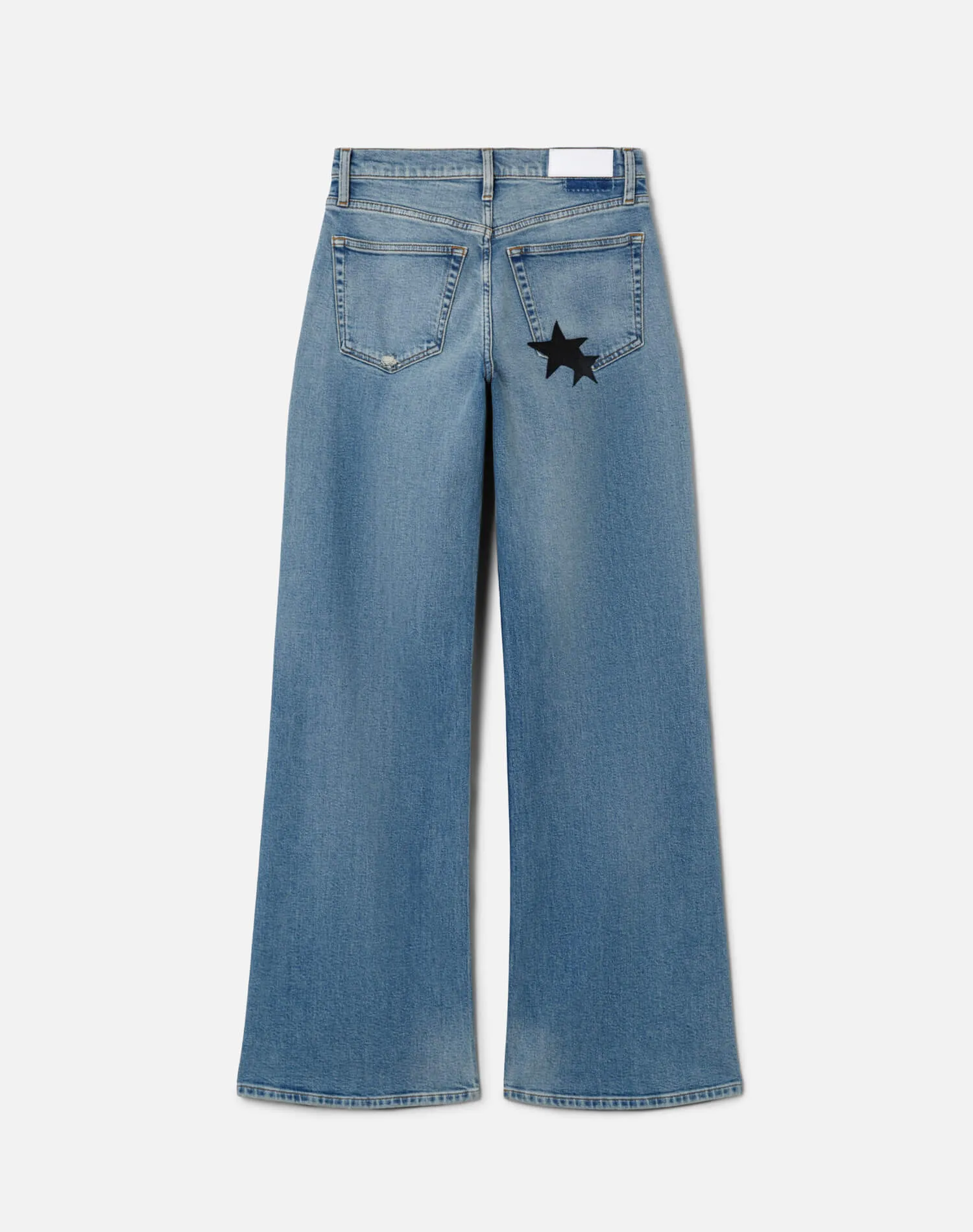 Mid Rise Wide Leg - Opal Indigo Star Size: 26 sold by Re/Done product image thumbnail 2