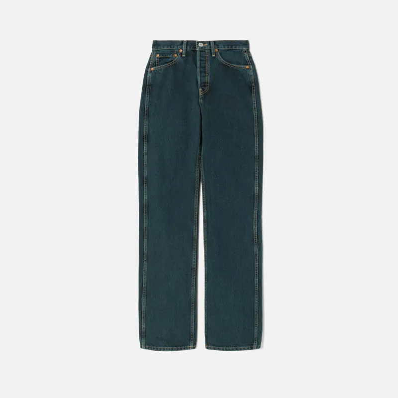High Rise Loose - Evergreen Dippped made by Re/Done
