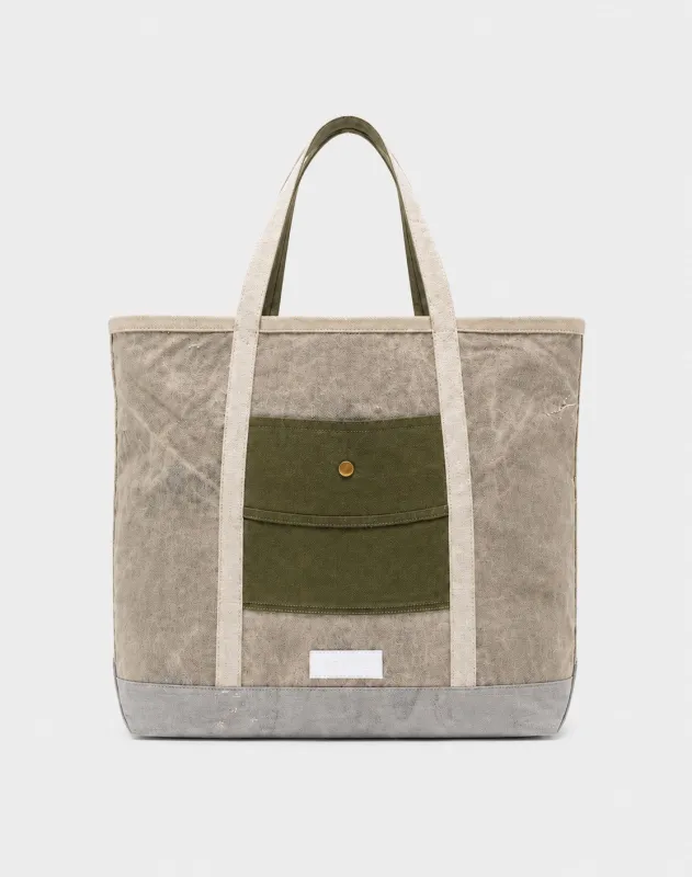 Upcycled Field Tote 03 - Pebble made by Re/Done